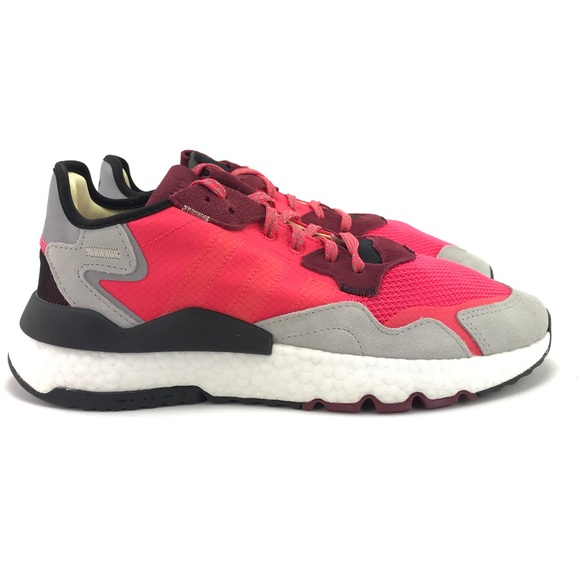 Adidas Men's Nite Jogger Shock Red Running Shoes - Picture 3 of 8